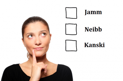 Til að fyrirbyggja allan misskilning er Já - Nei og Kannski réttu svörin.