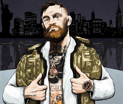 Conor McGregor rotaði Eddie Alvarez í annarri lotu – Myndband