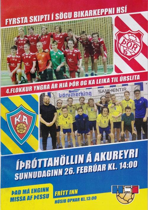 Bikarúrslit á Akureyri í fyrsta sinn í sögunni