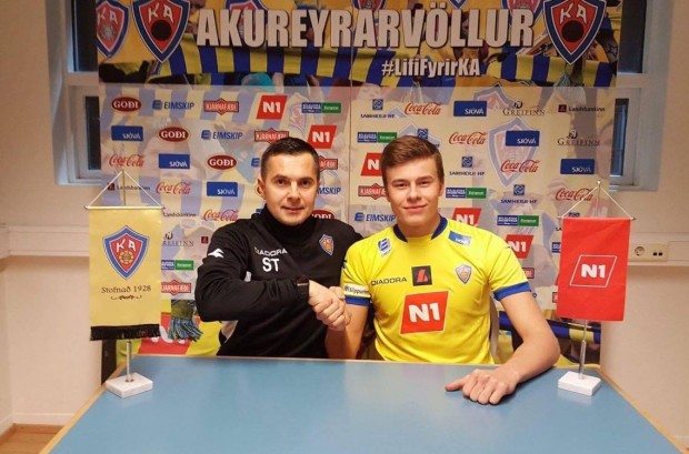 Aron Dagur framlengir við KA