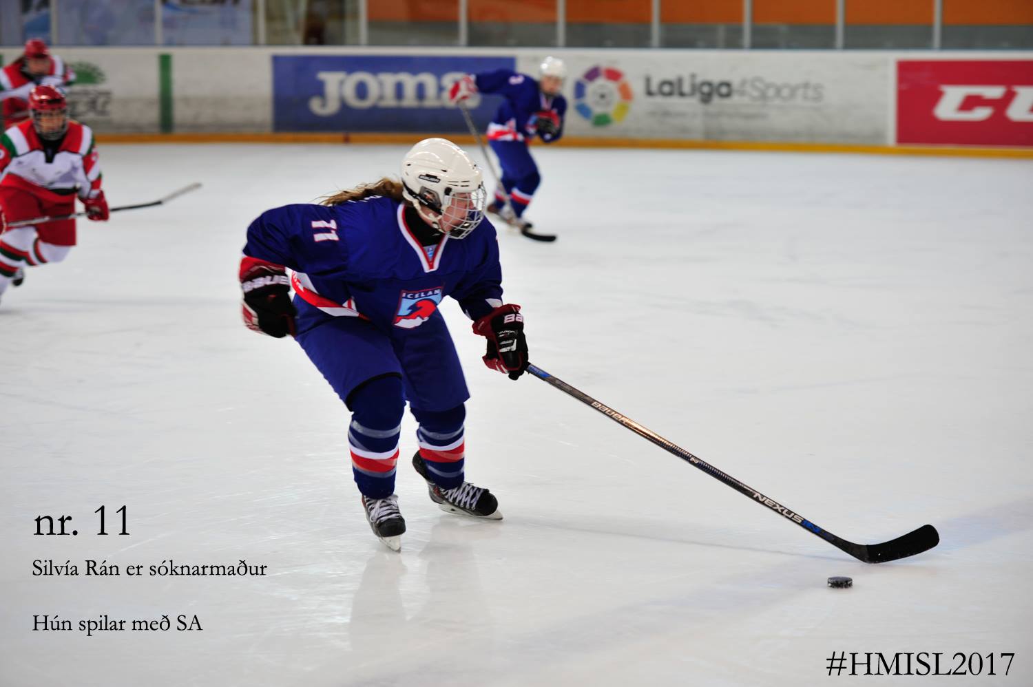 Ísland hóf HM með því að skora sjö