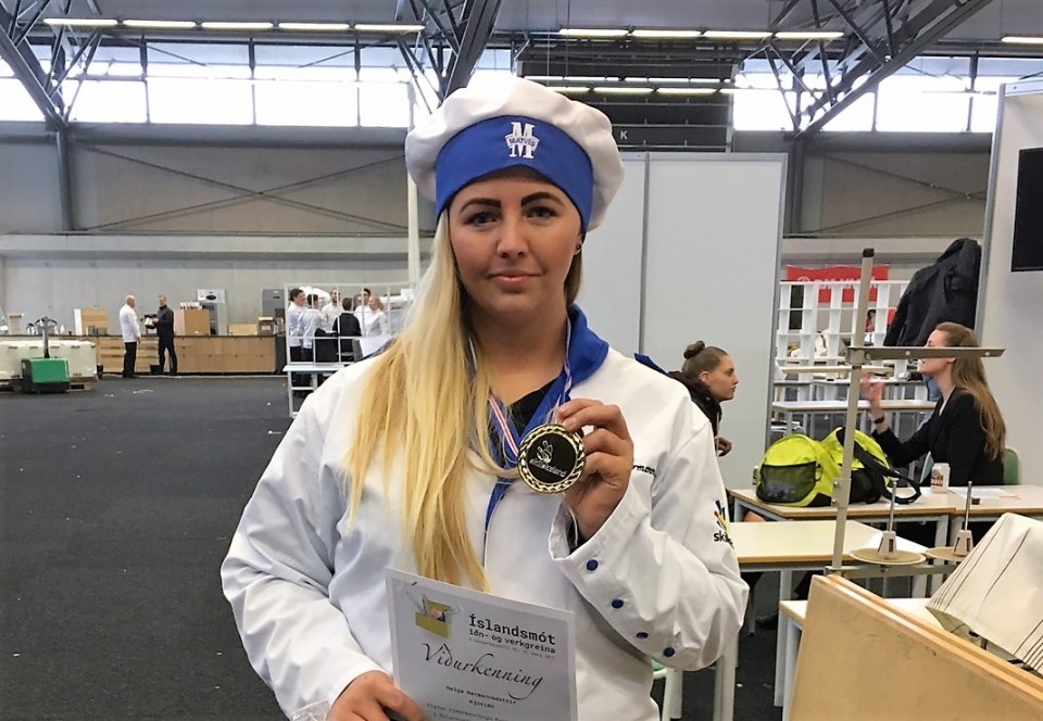 Helga Hermannsdóttir Íslandsmeistari í kjötiðn