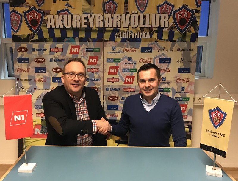 Danskur framherji æfir með KA á Spáni