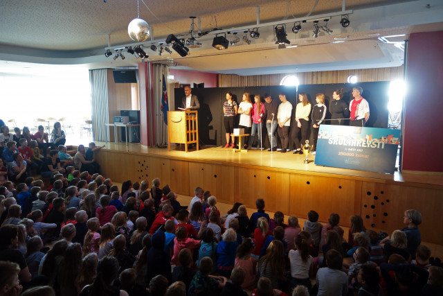 Íslandsmeistarar heiðraðir í Síðuskóla Íslandsmeistarar heiðraðir í Síðuskóla