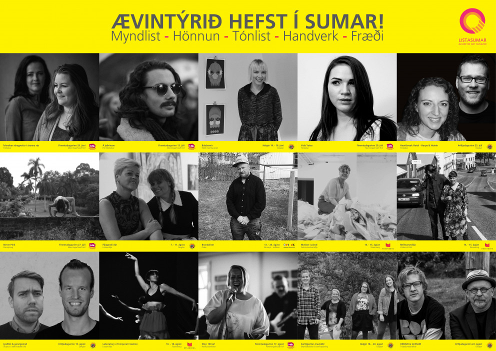 Listasumar hefst 24. júní Listasumar hefst 24. júní