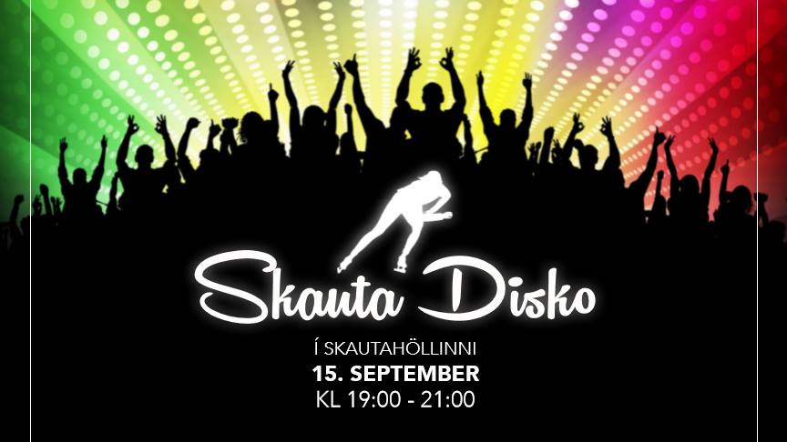 Skautadiskó með trúð og landsliðskonu Skautadiskó með trúð og landsliðskonu