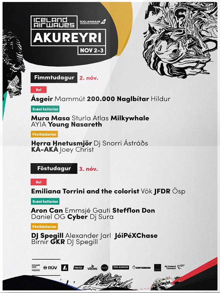 Iceland Airwaves tilkynnir ný atriði á Akureyri