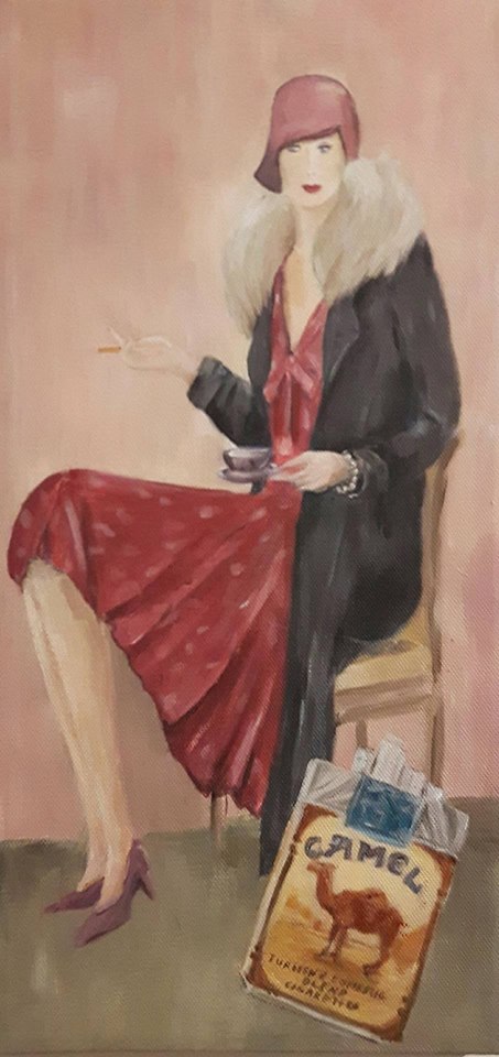 Gellur sem mála sýna Ömmu í Deiglunni Gellur sem mála sýna Ömmu í Deiglunni