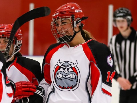 Eva María valin íshokkíkona ársins Eva María valin íshokkíkona ársins