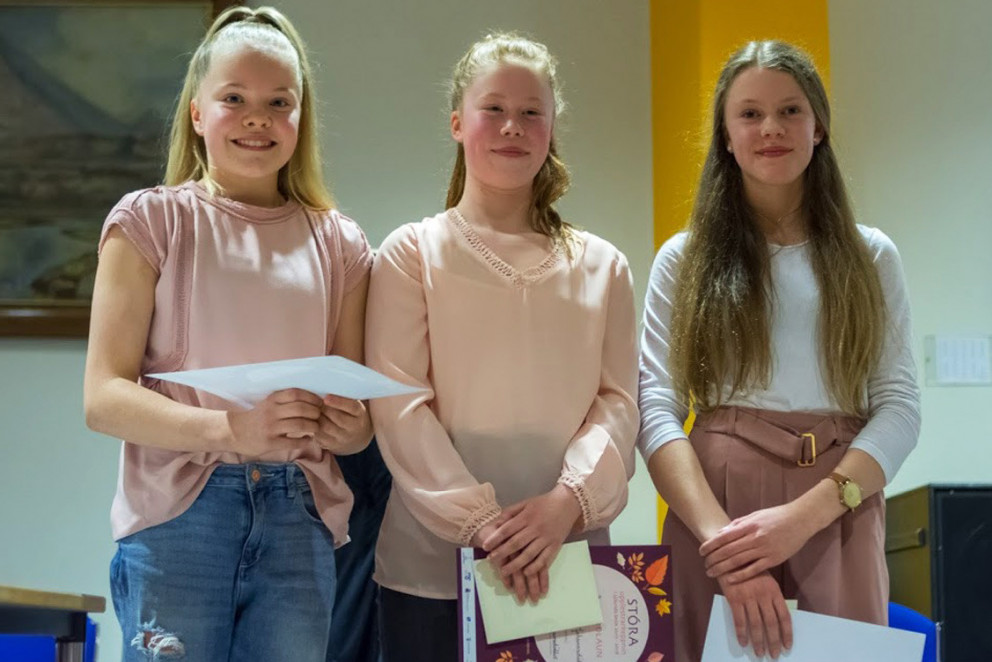 Salka Sverrisdóttir sigraði Stóru upplestrarkeppnina Salka Sverrisdóttir sigraði Stóru upplestrarkeppnina