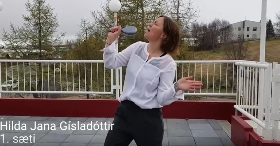 Frambjóðendur Samfylkingarinnar á Akureyri slá í gegn í nýju Eurovision myndbandi Frambjóðendur Samfylkingarinnar á Akureyri slá í gegn í nýju Eurovision myndbandi