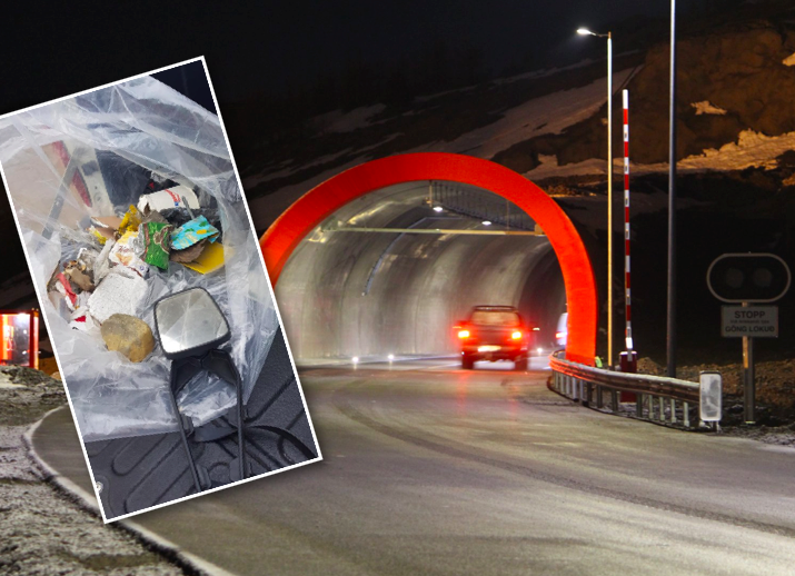 Biðja fólk um að hætta að henda rusli í Vaðlaheiðargöngum: „Berum virðingu fyrir umhverfinu“ Biðja fólk um að hætta að henda rusli í Vaðlaheiðargöngum: „Berum virðingu fyrir umhverfinu“