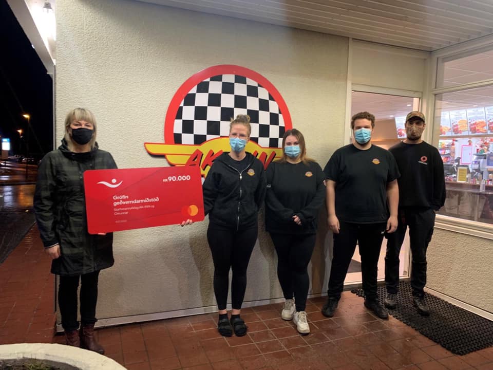 Ak-inn styrkir Grófina Ak-inn styrkir Grófina