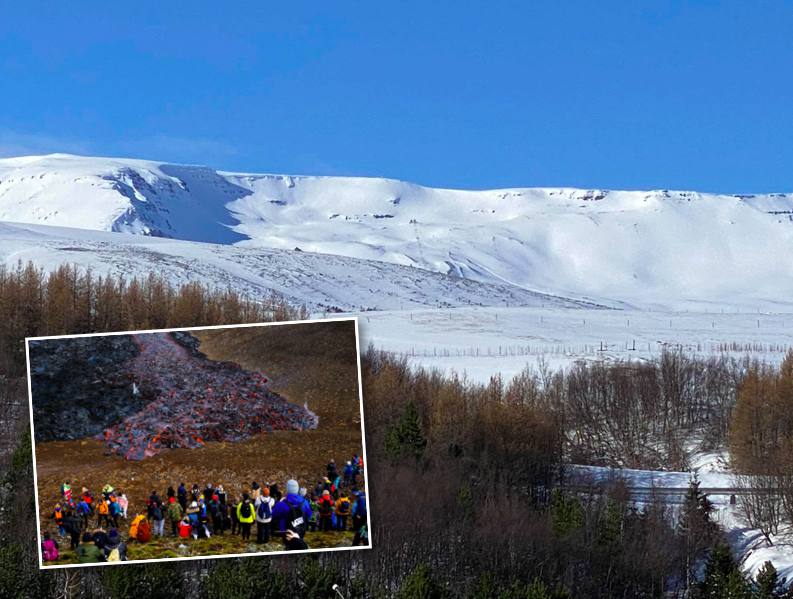 Bæjarfulltrúar á Akureyri furða sig á fjöldanum við eldgosið: „Eiga reglurnar bara við hluta landsmanna?“ Bæjarfulltrúar á Akureyri furða sig á fjöldanum við eldgosið: „Eiga reglurnar bara við hluta landsmanna?“
