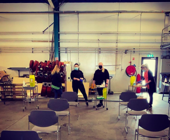 Um 700 bólusettir á Norðurlandi í dag