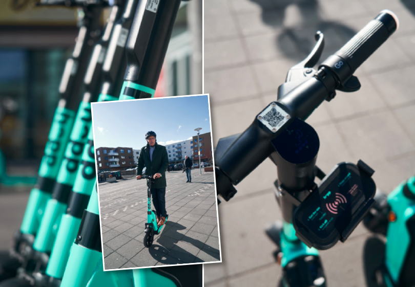 Rafskútur Hopp ná yfir alla byggð á Akureyri og drífa upp gilið Rafskútur Hopp ná yfir alla byggð á Akureyri og drífa upp gilið