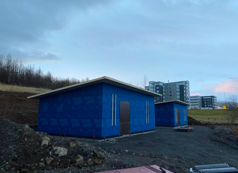 Smáhýsi fyrir heimilislausa tekin í notkun á Akureyri