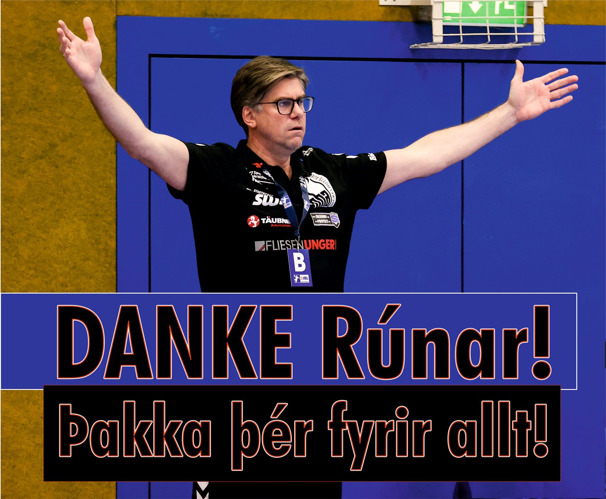 Rúnar kveður Aue sem goðsögn