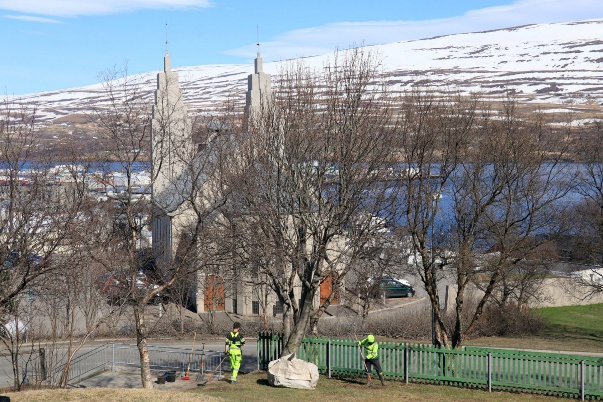 Áætlað að Akureyringar hafi tínt um tvö tonn af rusli