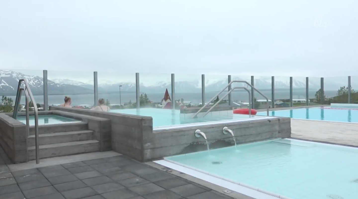 Nýtt pottasvæði í Sundlauginni á Grenivík