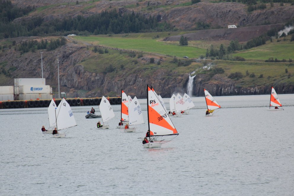 Vel heppnað Íslandsmót í siglingum á Pollinum við Akureyri Vel heppnað Íslandsmót í siglingum á Pollinum við Akureyri
