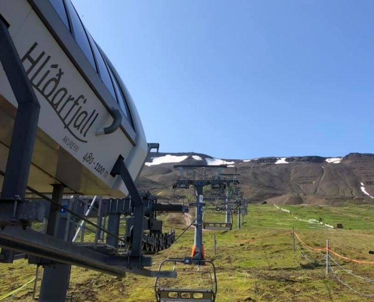 Aukin aðsókn í Hlíðarfjall á sumrin Aukin aðsókn í Hlíðarfjall á sumrin