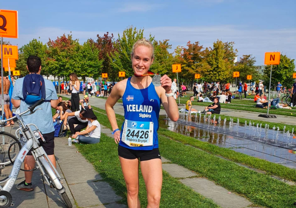 Sigþóra stórbætti tímann sinn í Berlín Sigþóra stórbætti tímann sinn í Berlín