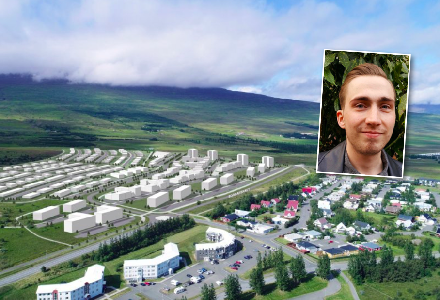 Segir skipulag fyrir nýtt hverfi Akureyrarbæjar vera kennsluefni í grænþvotti Segir skipulag fyrir nýtt hverfi Akureyrarbæjar vera kennsluefni í grænþvotti