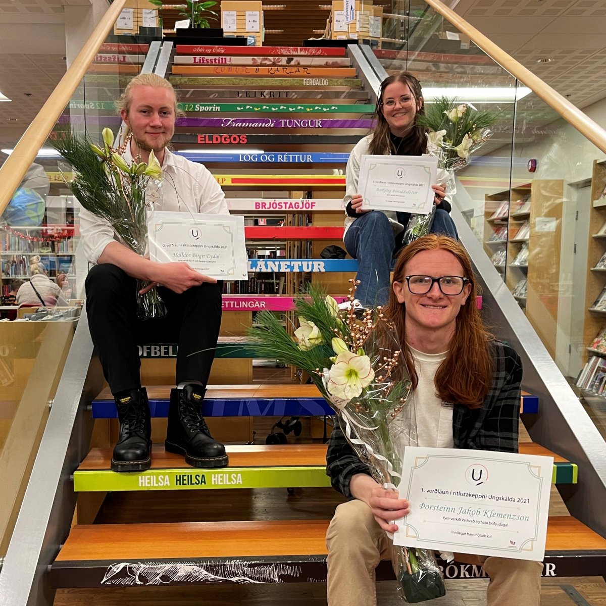 Þorsteinn Jakob er ungskáld Akureyrar 2021