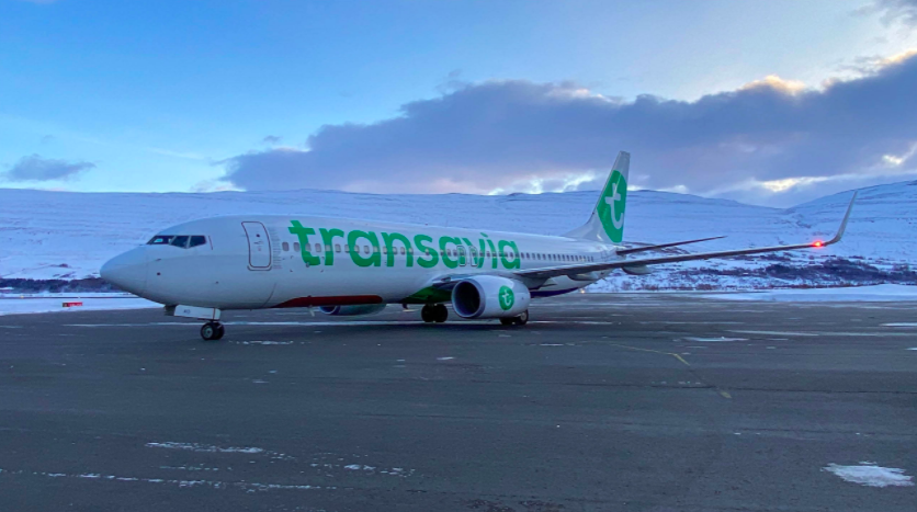 Fyrsta flug vetrarins frá Amsterdam til Akureyrar