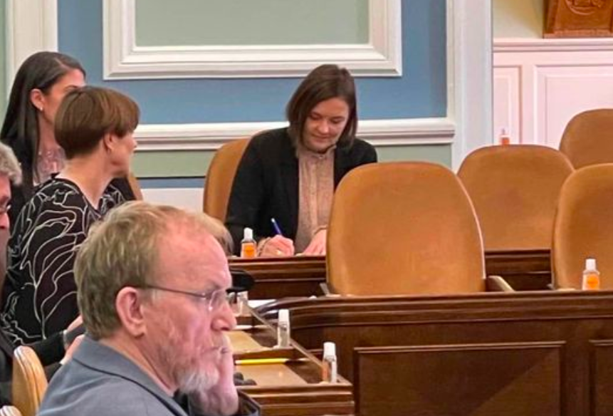 Hilda Jana tók í fyrsta sinn sæti á Alþingi