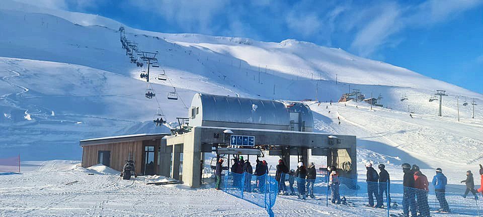 Nýja stólalyftan fær nafnið Fjallkonan Nýja stólalyftan fær nafnið Fjallkonan