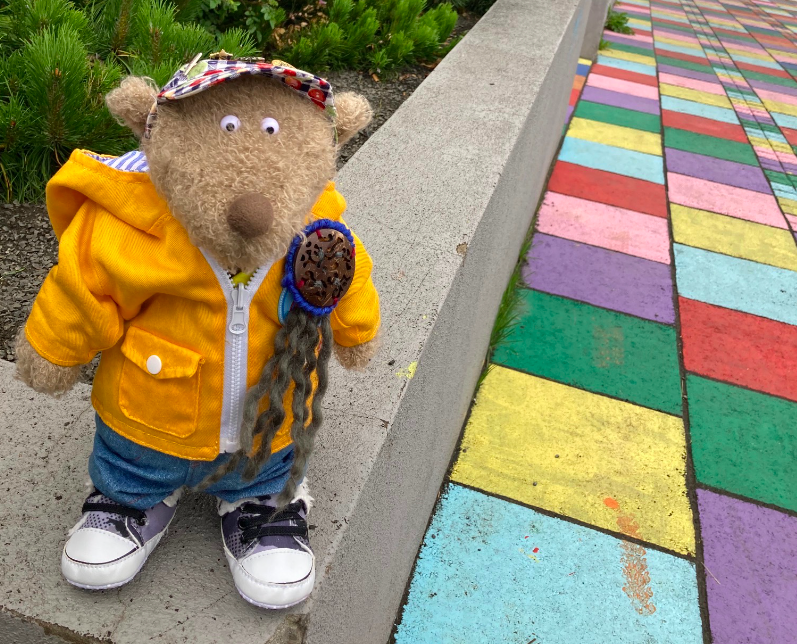 Bangsinn Niko heimsótti Akureyri Bangsinn Niko heimsótti Akureyri