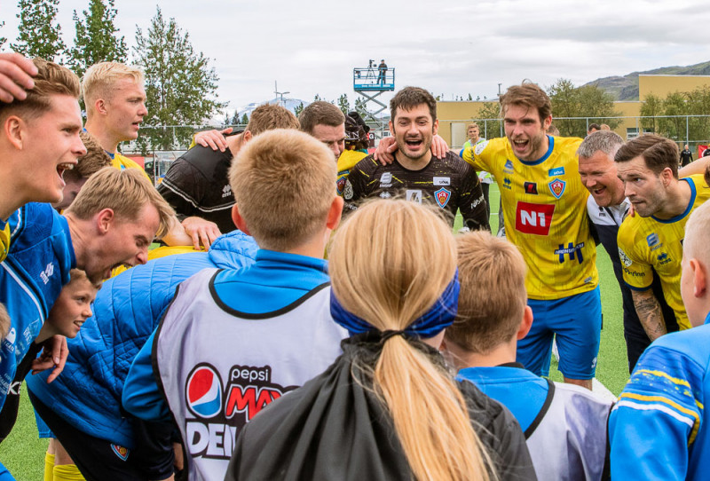 KA þremur stigum frá toppnum eftir glæsilegan sigur í Garðabæ
