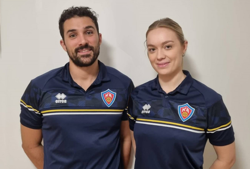 Mateo og Gígja þjálfa karlalið KA í blaki í vetur Mateo og Gígja þjálfa karlalið KA í blaki í vetur