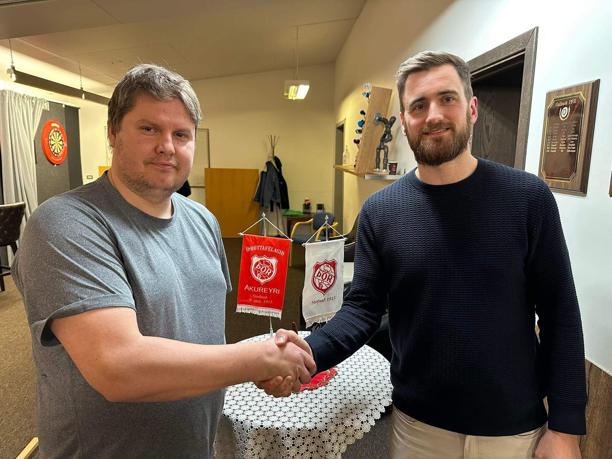 Matthías Örn Friðriksson þjálfar hjá Píludeild Þórs