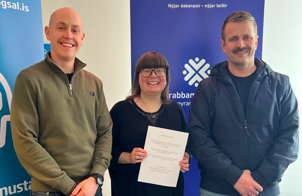 KDN styrkir Krabbameinsfélag Akureyrar KDN styrkir Krabbameinsfélag Akureyrar