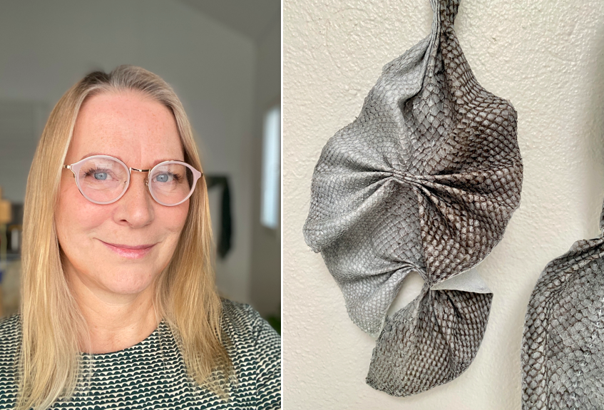 Päivi Vaarula gestalistamaður sýnir verk sín í Deiglunni Päivi Vaarula gestalistamaður sýnir verk sín í Deiglunni