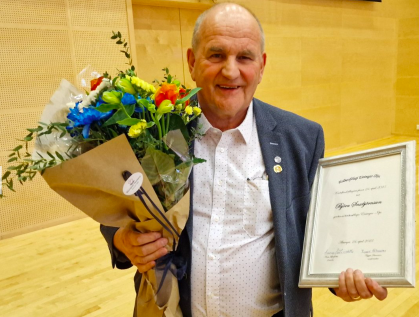 Björn gerður að heiðursfélaga Einingar-Iðju Björn gerður að heiðursfélaga Einingar-Iðju