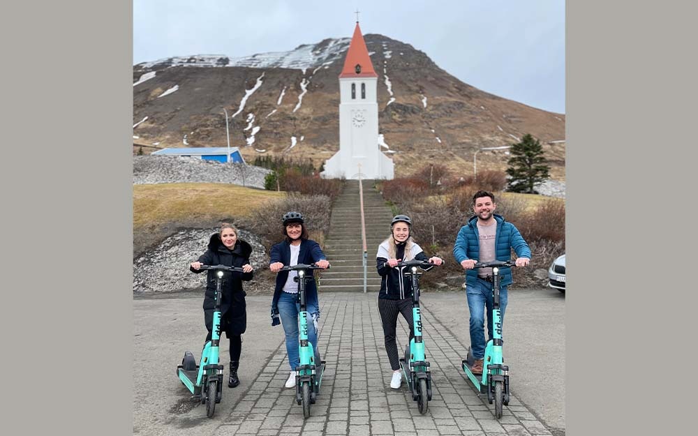 Hopp mætt til Fjallabyggðar Hopp mætt til Fjallabyggðar