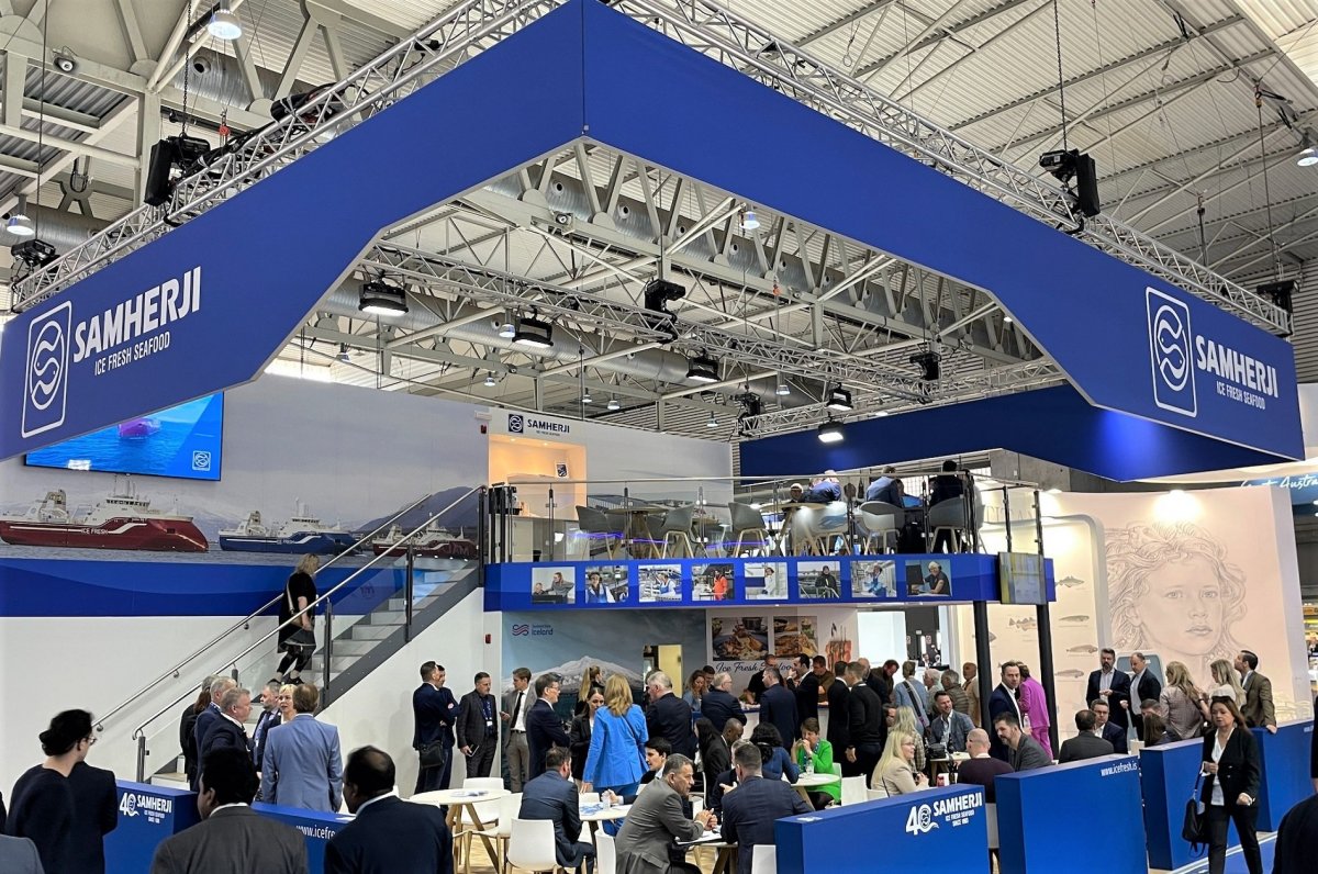 „Fiskurinn selur sig ekki sjálfur“ – Samherji áberandi á Seafood Expo Global „Fiskurinn selur sig ekki sjálfur“ – Samherji áberandi á Seafood Expo Global