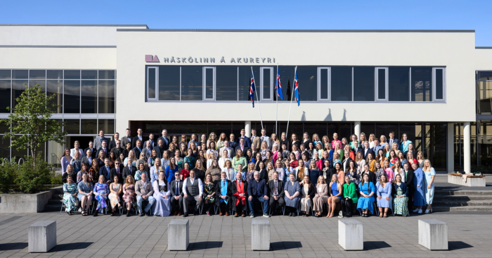 Stærsti útskriftarárgangur Háskólans á Akureyri frá upphafi Stærsti útskriftarárgangur Háskólans á Akureyri frá upphafi