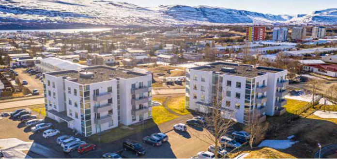 Nýir stúdentagarðar rísa á háskólasvæðinu á Akureyri Nýir stúdentagarðar rísa á háskólasvæðinu á Akureyri