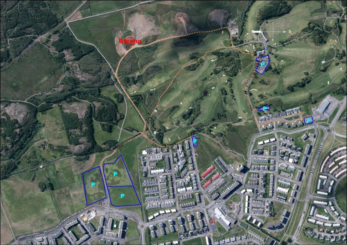 Áramótabrennan á nýjum stað þetta árið