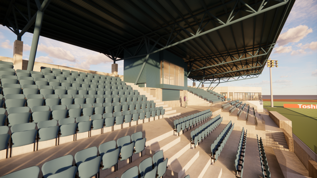 Framkvæmdir hefjast senn við félagsaðstöðu og stúku á KA-svæði Framkvæmdir hefjast senn við félagsaðstöðu og stúku á KA-svæði