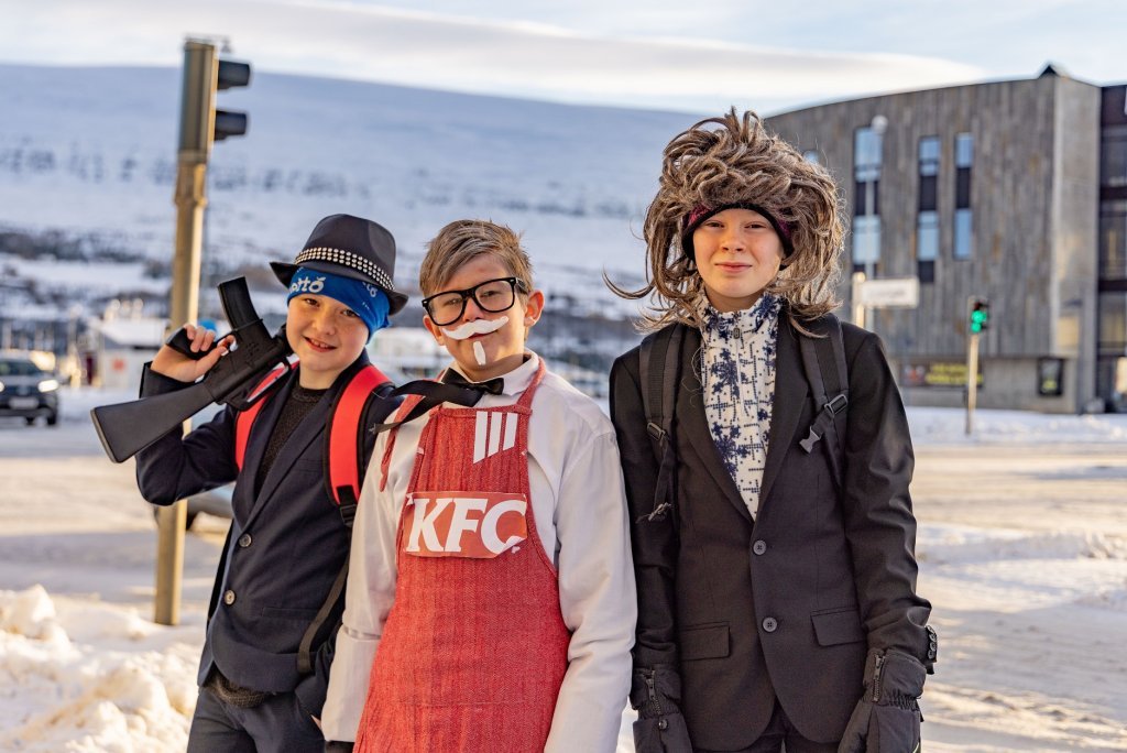 Litskrúðugur og fjörmikill öskudagur á Akureyri Litskrúðugur og fjörmikill öskudagur á Akureyri