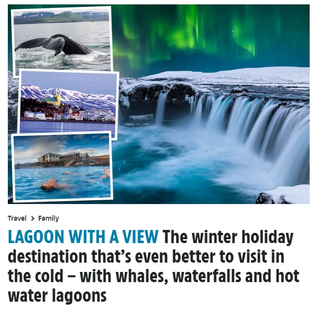 Umfjöllun um Norðurland í breskum fjölmiðlum Umfjöllun um Norðurland í breskum fjölmiðlum