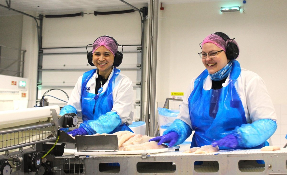 Unnið í ÚA á laugardegi til að uppfylla óskir viðskiptavina í Frakklandi Unnið í ÚA á laugardegi til að uppfylla óskir viðskiptavina í Frakklandi