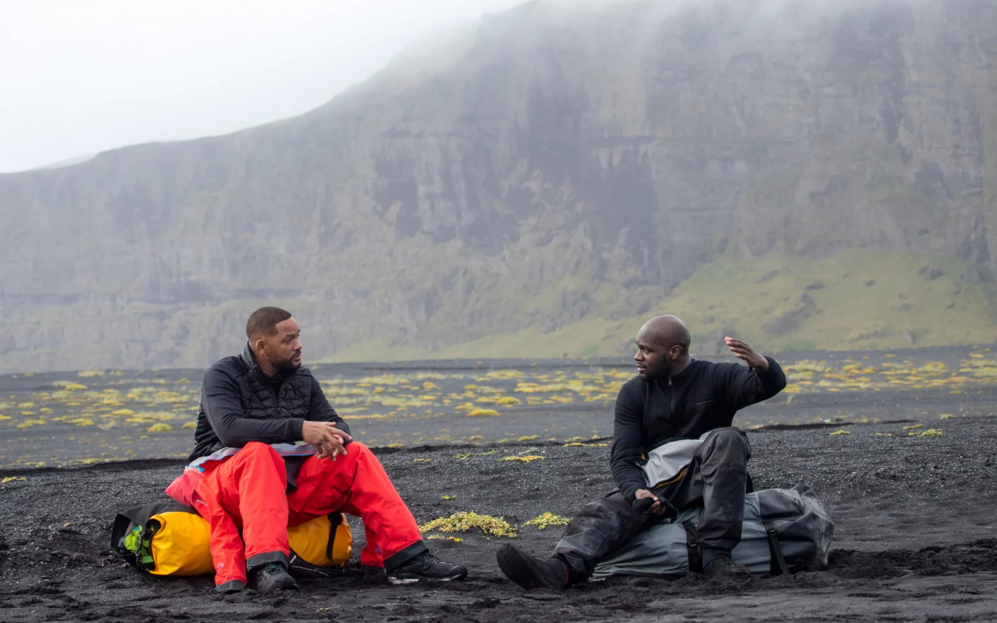 Will Smith ánægður með hjartalaga umferðarljósin á Akureyri