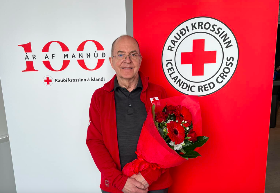 Gunnar fékk heiðursviðurkenningu sjálfboðaliða